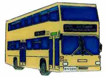 KK Bus Doppelstock Berlin D 92 beige*