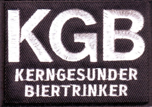 Patch FP0038 "KGB Kerngesunder Biertrinker"
