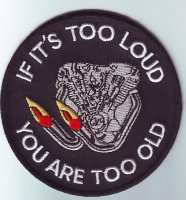 Patch FP0116 "IF IT´S TOO LOUD..."