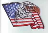 Patch FP0256 "Stars and Stripes with Eagle"