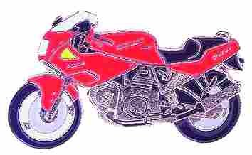 AS DUCATI 750 SS rot klein* Schlüsselanhänger
