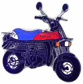 AS SUZUKI PV 50 rot/blau* Keyring