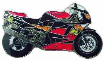 AS SUZUKI GSX R 750 W  schwarz/purple* Schlüsselanhänger