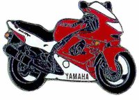 AS YAMAHA YZF 600R/96 rot Thunder Cat* Keyring