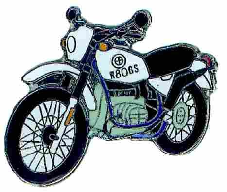 AS BMW R 80 GS Basic/96 weiß/blau* Keyring