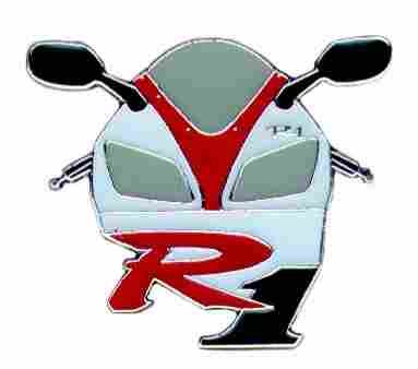 AS YAMAHA R 1 Bike & Logo* Keyring