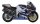 AS SUZUKI GSX R 750/2000 weiß/bl* Schlüsselanhänger