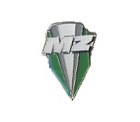 AS MZ Logo grün/weiß Keyring