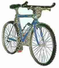 AS Sonstiges MOUNTAIN-BIKE Fahrrad blau*