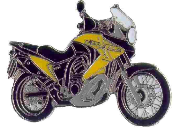 Schlüsselanhänger Honda Transalp gelb yellow Modell 2008 Art 1068 Motorrad Moto 