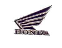 AS HONDA Logo silbern Keyring