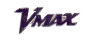 AS YAMAHA V Max Logo neu silber groß* Keyring