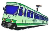 AS Stadtbahn Bonn grün* Schlüsselanhänger