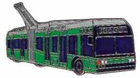 AS Bus 0-Bus Basel gr&uuml;n* Keyring