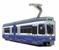 AS Straßenbahnwagen 2029 Zürich* Schlüsselanhänger