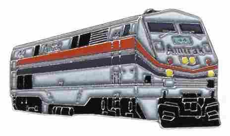 AS Diesell.  Amtrak silber/rot/blau* Keyring