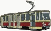 AS Straßenbahn Tatra KT 4 D* Schlüsselanhänger